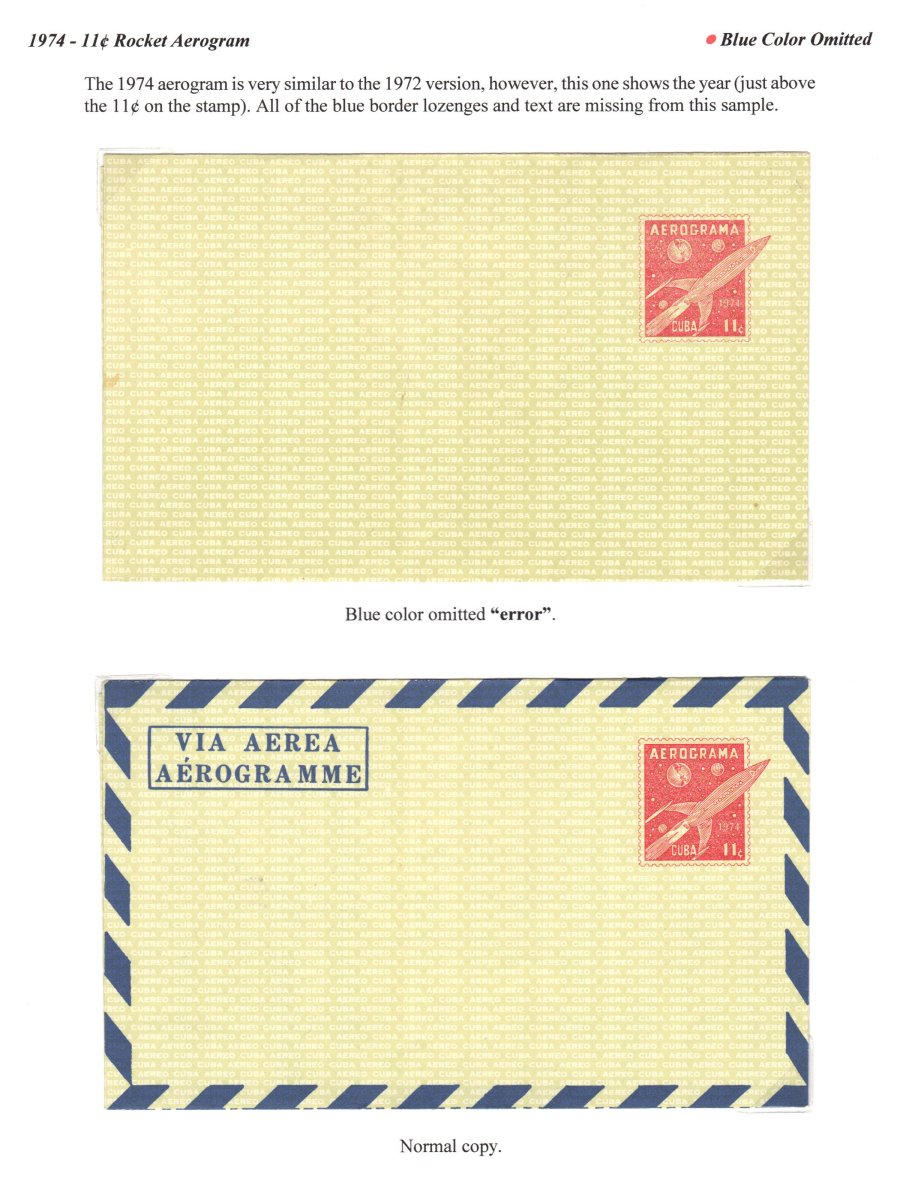 Cabrera Aerogram Error Exhibit