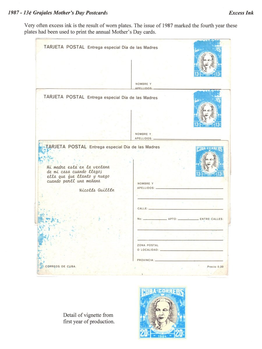 Cabrera Aerogram Error Exhibit