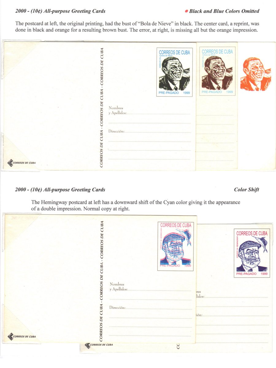 Cabrera Aerogram Error Exhibit