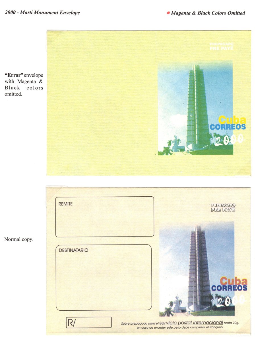 Cabrera Aerogram Error Exhibit