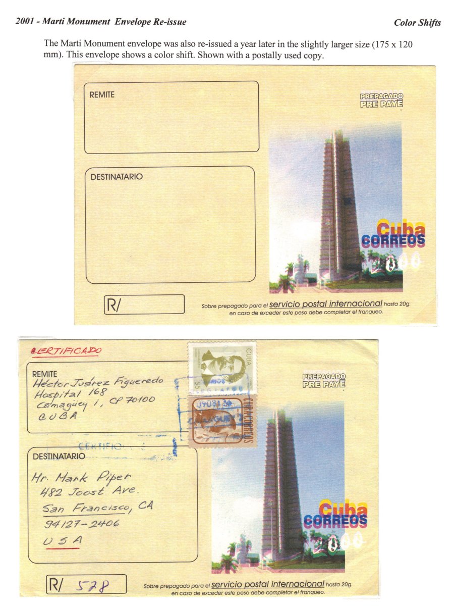 Cabrera Aerogram Error Exhibit