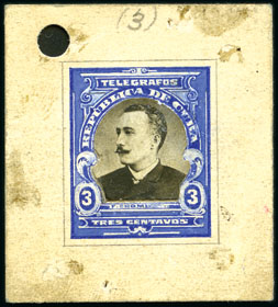 Telegraph stamp specimen
