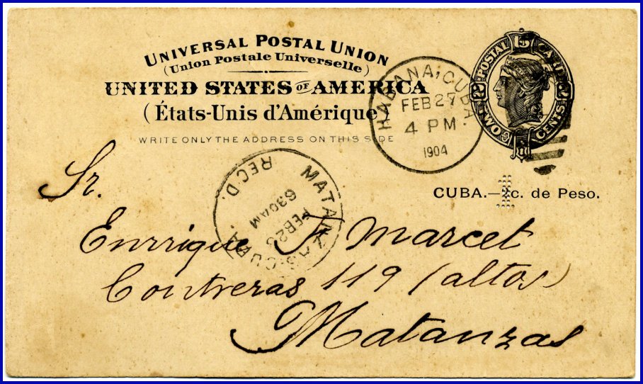 Republica de Cuba official punch, 1904