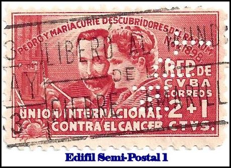 Edifil Semi-Postal 1