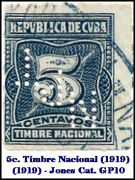 5c Timbre Nacional