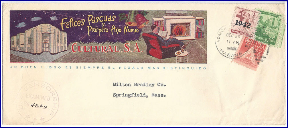 1942 RVCo Perfin Cover