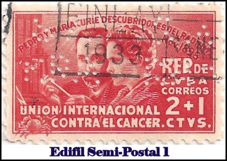 Edifil Semi-postal 1