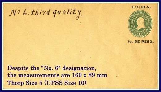 1899 — 1¢ MANILA unique envelope