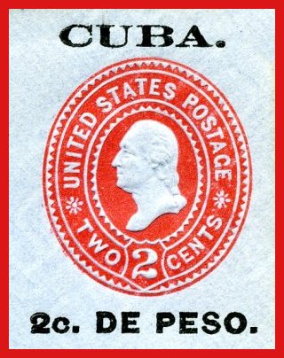 1899 - 2 centavos Washington, Type II indicia