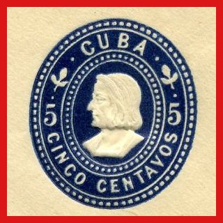 1902 — 5¢ Columbus Detail