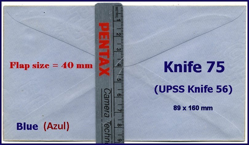 Scan of knife 75 envelope