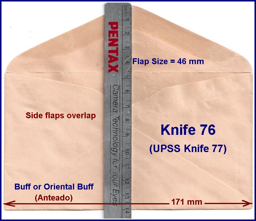 Scan of knife 76 envelope