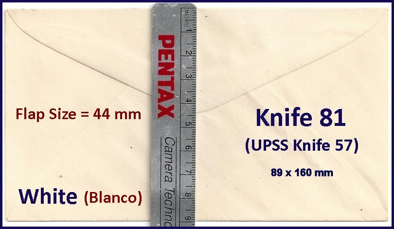 Scan of knife 81 envelope