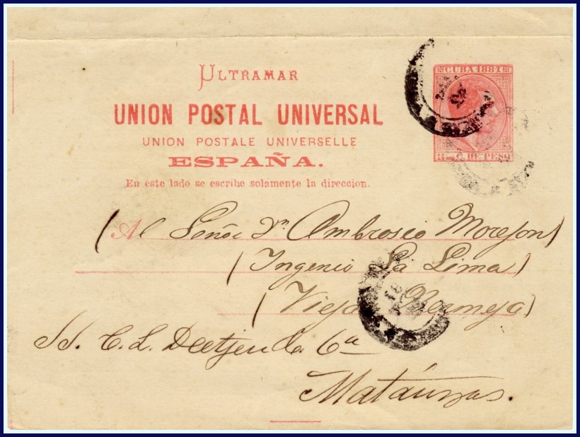 1881 3c used to Matanzas