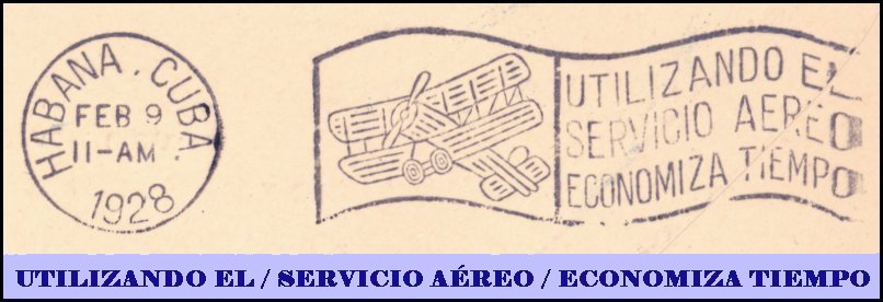 UTILIZANDO EL / SERVICIO AREO / ECONOMIZA TIEMPO