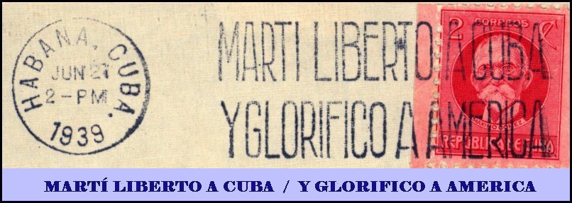 MARTI LIBERTO A CUBA Y GLORIFICO A AMERICA