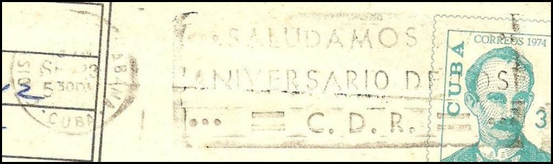 SALUDAMOS XV ANIVERSARIO DE LOS C.D.R.